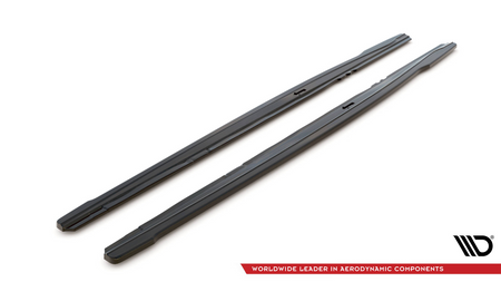 SIDE SKIRTS DIFFUSERS V.2 BMW 1 F20 M135i / M140i / M-Pack Gloss Black