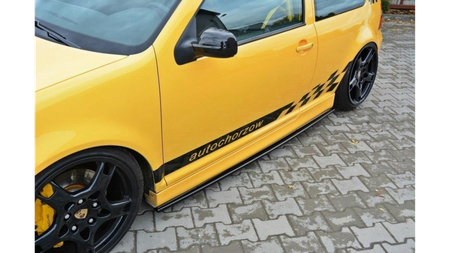 SIDE SKIRTS DIFFUSERS VW GOLF IV R32 Gloss Black