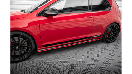 SIDE SKIRTS DIFFUSERS VW GOLF Mk7 GTI CLUBSPORT RED