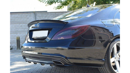 SPOILER CAP MERCEDES CLS C218 AMG LINE Gloss Black