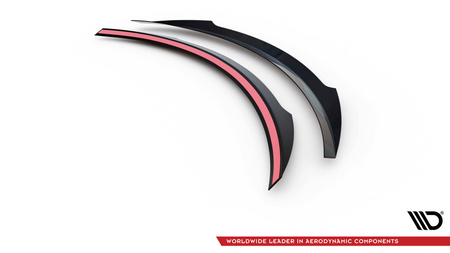 SPOILER EXTENSION MERCEDES- BENZ C-CLASS W205 COUPE AMG-LINE Gloss Black