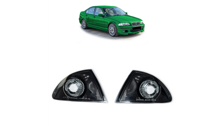 Side Indicators Black suitable for BMW 3 (E46) Sedan Touring 1998-2001