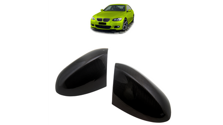 Side Mirror Cover Set Carbon Fiber suitable for BMW M3 (E92) Coupe (E93) Convertible 2007-2013