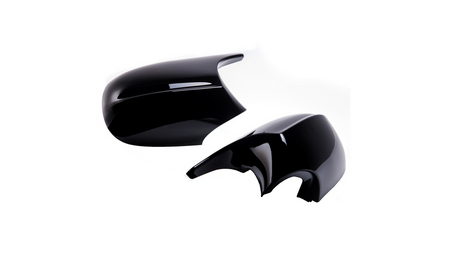Side Mirror Cover Set Gloss Black suitable for BMW 1 (E81, E82, E87, E88) 3 (E90, E91, E92, E93) Facelift 2010-2012