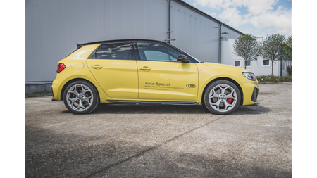 Side Skirts Diffusers Audi A1 S-Line GB Gloss Black