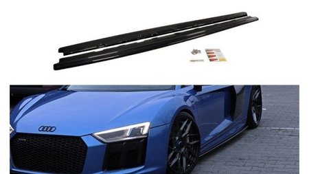 Side Skirts Diffusers Audi R8 Mk.2 Gloss Black