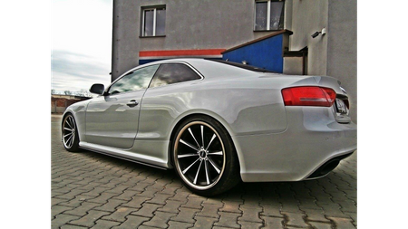 Side Skirts Diffusers Audi RS5 8T / 8T FL Gloss Black