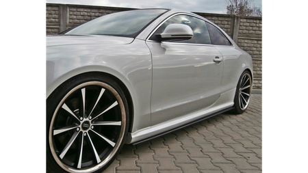 Side Skirts Diffusers Audi RS5 8T / 8T FL Gloss Black