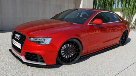 Side Skirts Diffusers Audi RS5 8T / 8T FL Gloss Black