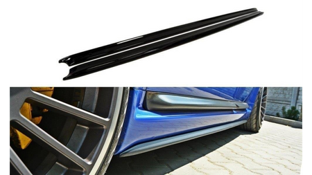 Side Skirts Diffusers Audi RS6 C5 Gloss Black