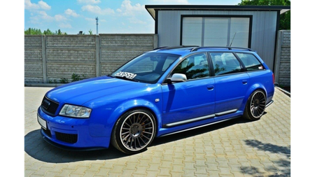 Side Skirts Diffusers Audi RS6 C5 Gloss Black