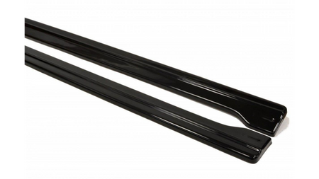 Side Skirts Diffusers Audi RS6 C7 / C7 FL Gloss Black