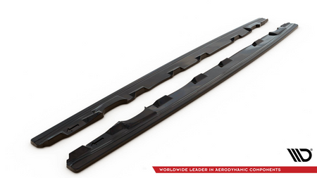 Side Skirts Diffusers Audi S5 / A5 S-Line F5 Sportback Gloss Black