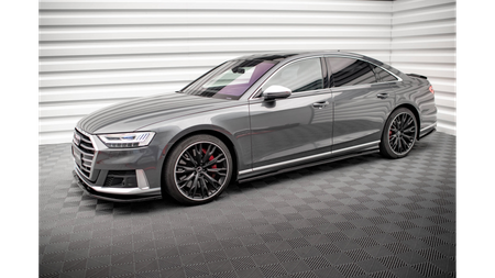 Side Skirts Diffusers Audi S8 / A8 S-Line D5 Gloss Black