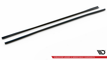 Side Skirts Diffusers Audi S8 / A8 S-Line D5 Gloss Black