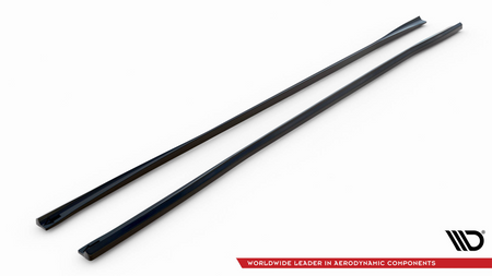 Side Skirts Diffusers Audi S8 / A8 S-Line D5 Gloss Black