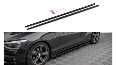 Side Skirts Diffusers BMW 1 F20 Gloss Black