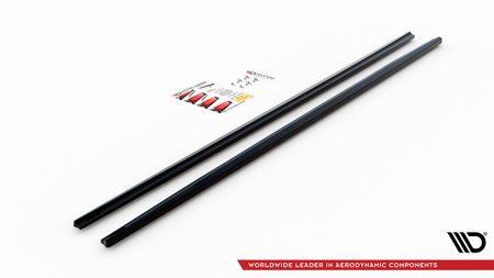 Side Skirts Diffusers BMW 1 F20 Gloss Black