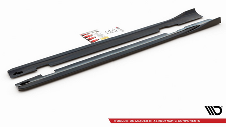 Side Skirts Diffusers Ford S-Max Mk2 Facelift Gloss Black