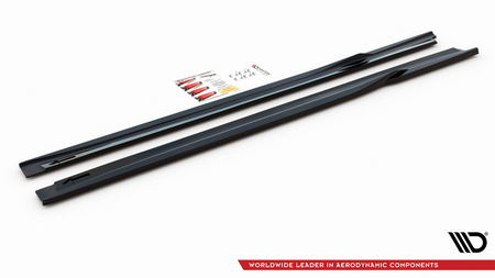 Side Skirts Diffusers Hyundai I40 Mk1 Gloss Black