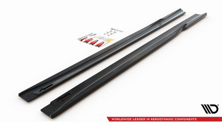 Side Skirts Diffusers Hyundai I40 Mk1 Gloss Black