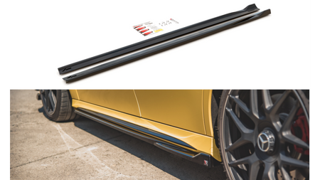 Side Skirts Diffusers Mercedes-AMG A 45 S W177 Gloss Black
