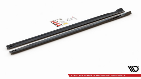 Side Skirts Diffusers Mercedes-AMG A 45 S W177 Gloss Black