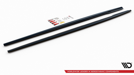 Side Skirts Diffusers Mercedes-Benz E63 AMG Estate/Sedan S213/W213 Gloss Black