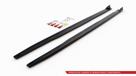 Side Skirts Diffusers Toyota Corolla XII Touring Sports Gloss Black