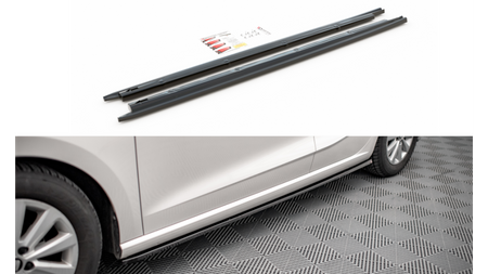 Side Skirts Diffusers V.1 Seat Ibiza FR/ Standard Mk5 Gloss Black