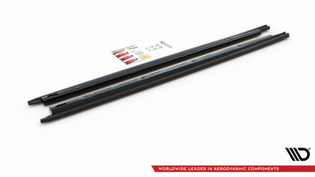 Side Skirts Diffusers V.1 Seat Ibiza FR/ Standard Mk5 Gloss Black