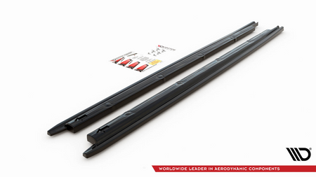 Side Skirts Diffusers V.1 Seat Ibiza FR/ Standard Mk5 Gloss Black