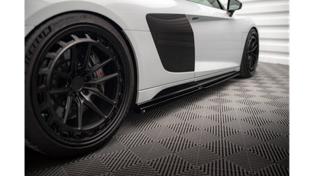 Side Skirts Diffusers V.2 Audi R8 Mk2 Facelift Gloss Black