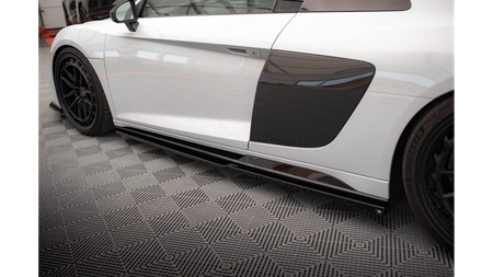 Side Skirts Diffusers V.2 Audi R8 Mk2 Facelift Gloss Black