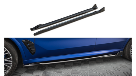 Side Skirts Diffusers V.2 BMW X5 M-Pack G05 Facelift