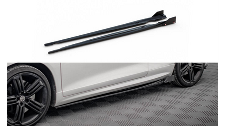 Side Skirts Diffusers V.2 + Flaps Volkswagen Scirocco R Mk3