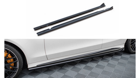 Side Skirts Diffusers V.2 Mercedes-AMG C63 Sedan / Estate W205 / S205