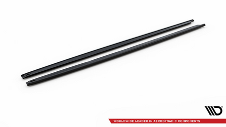 Side Skirts Diffusers V.2 Toyota Yaris Mk4 Gloss Black