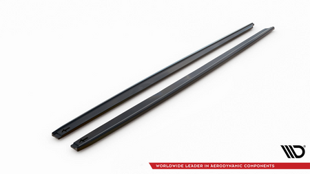 Side Skirts Diffusers V.2 Toyota Yaris Mk4 Gloss Black