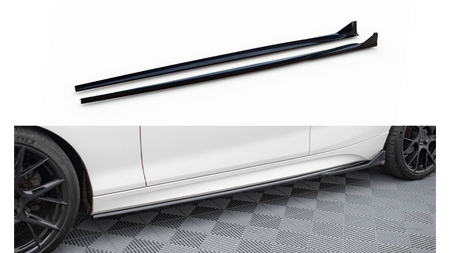 Side Skirts Diffusers V.3 CSL Look BMW 1 M-Pack / M140i F20 Facelift