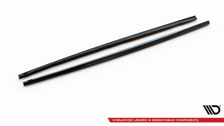 Side Skirts Diffusers V.4 for BMW 1 F40 M-Pack/ M135i Gloss Black