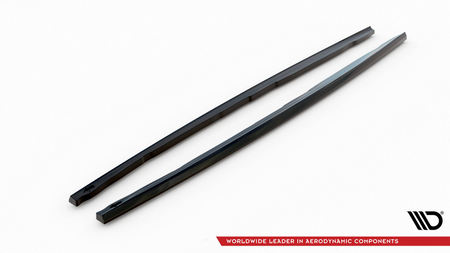 Side Skirts Diffusers V.4 for BMW 1 F40 M-Pack/ M135i Gloss Black