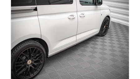 Side Skirts Diffusers Volkswagen Caddy Mk5 Gloss Black