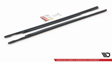 Side Skirts Diffusers Volkswagen Passat B8 Gloss Black