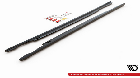 Side Skirts Diffusers Volkswagen Passat B8 Gloss Black