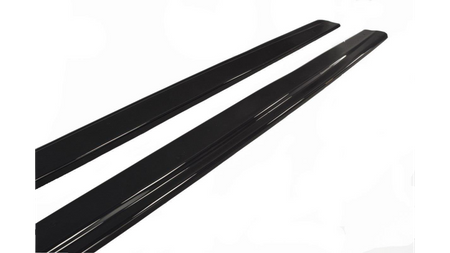 Side Skirts DiffusersV.1 Audi RS7 C7 FL Gloss Black