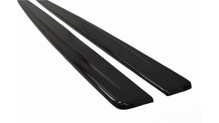 Side Skirts DiffusersV.1 Audi RS7 C7 FL Gloss Black