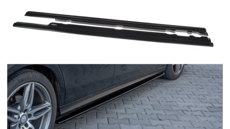 Side skirts Diffusers Mercedes-Benz E43 AMG / AMG-Line W213 Gloss Black