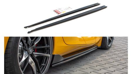 Side skirts Diffusers V.1 Toyota Supra Mk5 Gloss Black