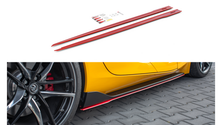 Side skirts Diffusers V.2 Toyota Supra Mk5 Gloss Black